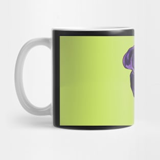 Black Lab over Lime Green Mug